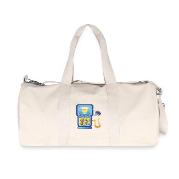 BAYERISCHE ZAPFSÄULE BIER - Bayern - Recycelte Canvas-Sporttasche von Stanley/Stella - Naturweiß - Vorne