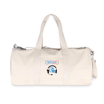 Traducteur - Sac de sport en toile recyclée Stanley/Stella - blanc naturel - Devant