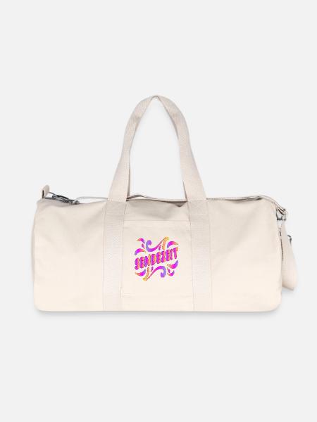 SENDEZEIT - Recycelte Canvas-Sporttasche von Stanley/Stella - Naturweiß