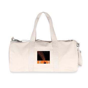 Sternenfeuer in der Schlucht - Recycelte Canvas-Sporttasche von Stanley/Stella - Naturweiß - Vorne