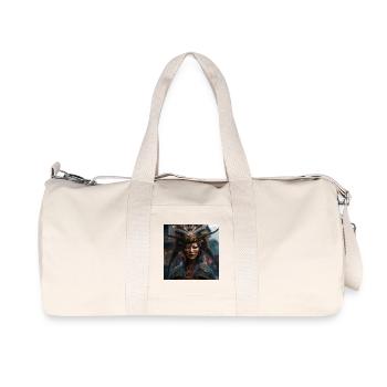 Serene Ghost - Recycled Canvas Sports Bag by Stanley/Stella - natural - Front