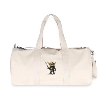 Haut de rôle fantastique Brave Goblin Knight - Sac de sport en toile recyclée Stanley/Stella - blanc naturel - Devant