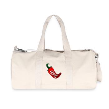 ADHS CHILISCHOTE - Recycelte Canvas-Sporttasche von Stanley/Stella - Naturweiß - Vorne