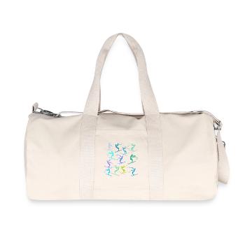 DÉBUTANTS SKI PISTES DE SKI - Sac de sport en toile recyclée Stanley/Stella - blanc naturel - Devant