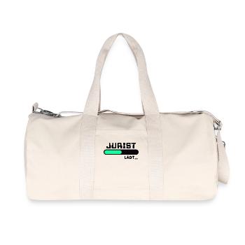Anwalt Statement Karriere Beruf Geld Verdienen Job - Recycelte Canvas-Sporttasche von Stanley/Stella - Naturweiß - Vorne
