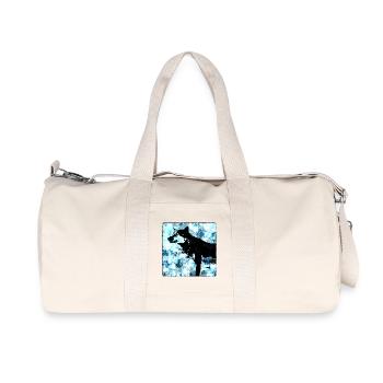 Silhouette de loup Aquarelles - Sac de sport en toile recyclée Stanley/Stella - blanc naturel - Devant