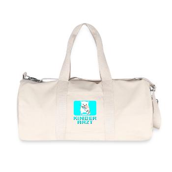 Geschenke für Kinderarzt - Pädiatrie Kinderklinik - Recycelte Canvas-Sporttasche von Stanley/Stella - Naturweiß - Vorne