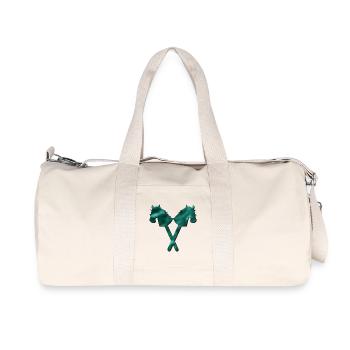 Hobby-Horsing ÉQUITATION - Sac de sport en toile recyclée Stanley/Stella - blanc naturel - Devant