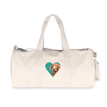 Magyar Vizsla Portrait - Recycled Canvas Sports Bag by Stanley/Stella - natural - Front