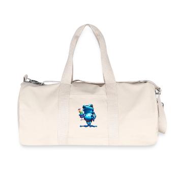 Grenouille empoisonnée - Sac de sport en toile recyclée Stanley/Stella - blanc naturel - Devant