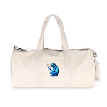 Grenouille empoisonnée - Sac de sport en toile recyclée Stanley/Stella - blanc naturel - Devant