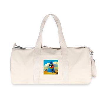 Surreal 04 - Recycled Canvas Sports Bag by Stanley/Stella - natural - Front