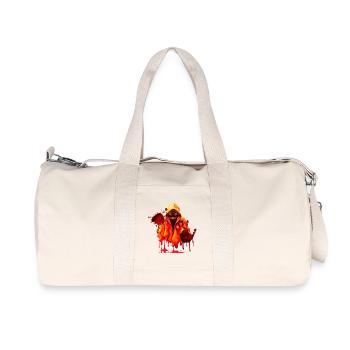 Horror Blutiges Gespenst - Recycelte Canvas-Sporttasche von Stanley/Stella - Naturweiß - Vorne