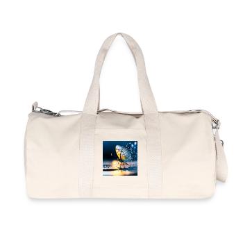 Papillon - Sac de sport en toile recyclée Stanley/Stella - blanc naturel - Devant
