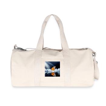 Papillon - Sac de sport en toile recyclée Stanley/Stella - blanc naturel - Devant