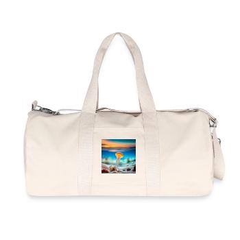 Jellyfish - Recycled Canvas Sports Bag by Stanley/Stella - natural - Front