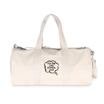 I don't care Statement indifferent - Recycled Canvas Sports Bag by Stanley/Stella - natural - Front