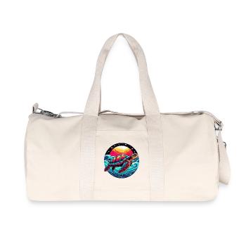 Sea turtle - Recycled Canvas Sports Bag by Stanley/Stella - natural - Front