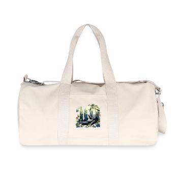 100 Years Sloth 100th Birthday Gift - Recycled Canvas Sports Bag by Stanley/Stella - natural - Front