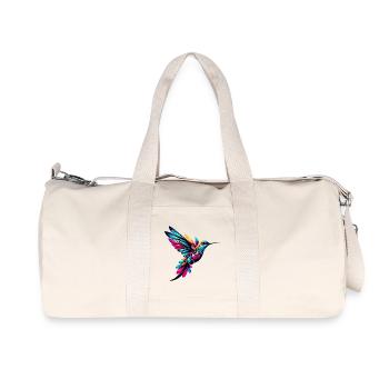 Hummingbird - Recycled Canvas Sports Bag by Stanley/Stella - natural - Front