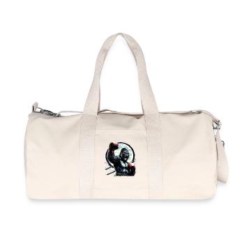 Gorilla Boxer Fighter Boxing Moon Gift - Recycled Canvas Sports Bag by Stanley/Stella - natural - Front