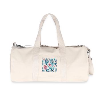 Mermaid Pattern Gift - Recycled Canvas Sports Bag by Stanley/Stella - natural - Front