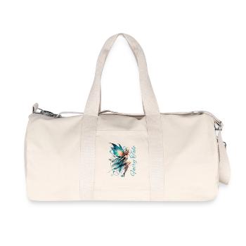 Cadeau de conte de fées - Sac de sport en toile recyclée Stanley/Stella - blanc naturel - Devant