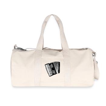 Accordion instrument - Recycled Canvas Sports Bag by Stanley/Stella - natural - Front
