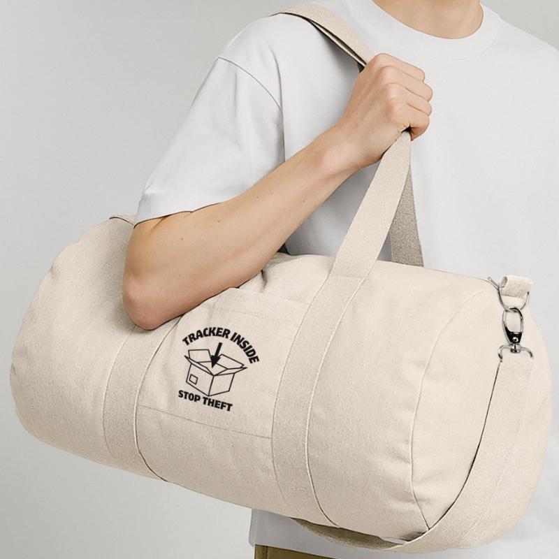 Security, Parcel Lock, Inside Tracker Recycled Canvas Sports Bag by Stanley/Stella