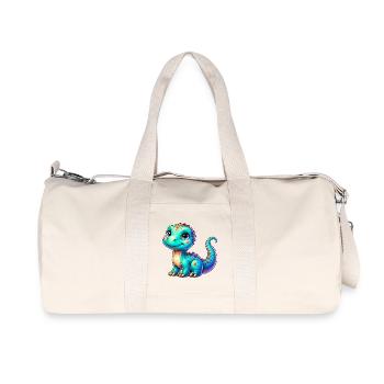 Dinosaure - Sac de sport en toile recyclée Stanley/Stella - blanc naturel - Devant