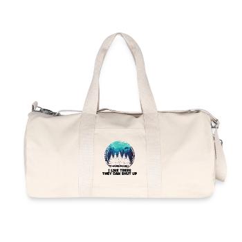 Cool Saying Tree Forestry Lumberjack Forest Work - Recycled Canvas Sports Bag by Stanley/Stella - natural - Front