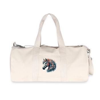 Horse - Recycled Canvas Sports Bag by Stanley/Stella - natural - Front
