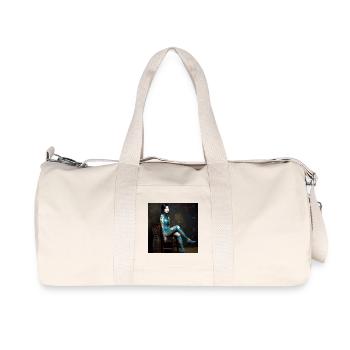 Porträt Frau 05 Tatoo Tippfehler - Recycelte Canvas-Sporttasche von Stanley/Stella - Naturweiß - Vorne