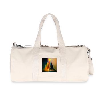 Megalopolis 03 - Sac de sport en toile recyclée Stanley/Stella - blanc naturel - Devant