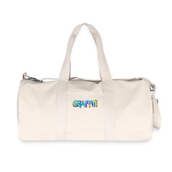Graffiti Dire Street Art Wildstyle Street Art - Sac de sport en toile recyclée Stanley/Stella - blanc naturel - Devant