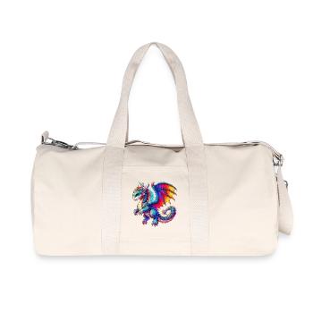 Dragon - Recycled Canvas Sports Bag by Stanley/Stella - natural - Front