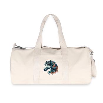 Horse - Recycled Canvas Sports Bag by Stanley/Stella - natural - Front