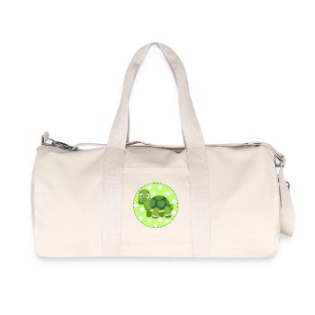 Cute Tortoise – T-shirt d’illustration d’animaux doux - Sac de sport en toile recyclée Stanley/Stella - blanc naturel - Devant