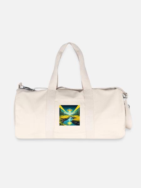 OVNI - Sac de sport en toile recyclée Stanley/Stella - blanc naturel