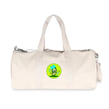 SOMMER SCHWITZEN HITZE GURKE - Recycelte Canvas-Sporttasche von Stanley/Stella - Naturweiß - Vorne