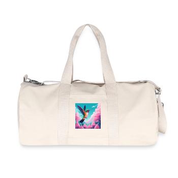 Hummingbird - Recycled Canvas Sports Bag by Stanley/Stella - natural - Front