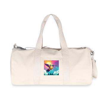 Colibri - Sac de sport en toile recyclée Stanley/Stella - blanc naturel - Devant