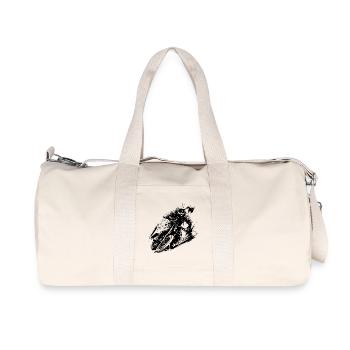 BMX Bike - Recycled Canvas Sports Bag by Stanley/Stella - natural - Front