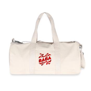 Turkish Father BABA - Turkey Türkiye - Recycled Canvas Sports Bag by Stanley/Stella - natural - Front