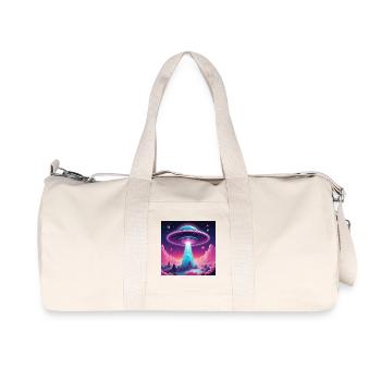 OVNI en montagne - Sac de sport en toile recyclée Stanley/Stella - blanc naturel - Devant