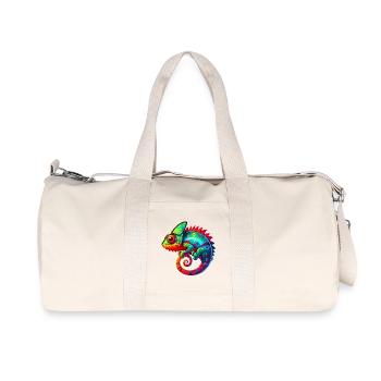 Chamäleon - Recycelte Canvas-Sporttasche von Stanley/Stella - Naturweiß - Vorne