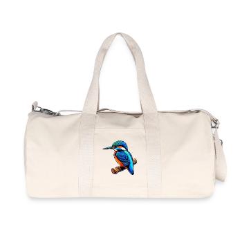 Kingfisher - Recycled Canvas Sports Bag by Stanley/Stella - natural - Front
