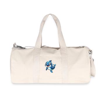 Orque Mignon Personnage De Dessin Animé Kawaii Clipart - Sac de sport en toile recyclée Stanley/Stella - blanc naturel - Devant