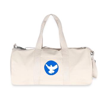 Colombe de la Paix - Sac de sport en toile recyclée Stanley/Stella - blanc naturel - Devant