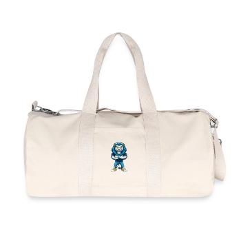 Lion Cool Kawaii Cartoon Character Clipart - Recycled Canvas Sports Bag by Stanley/Stella - natural - Front